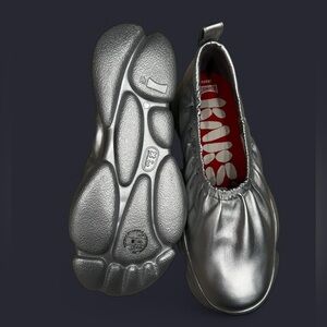 Camper mens Metallic Silver Sneakers